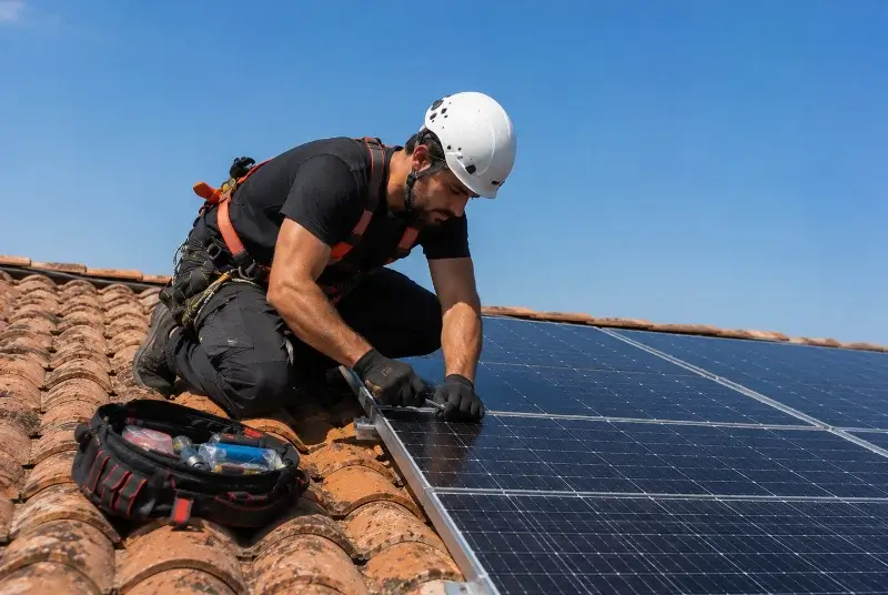 Maintenance et monitoring de panneaux solaires à Roppenheim