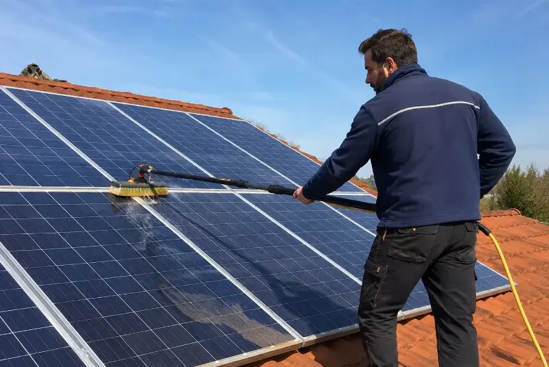 Nettoyage et entretien de panneaux solaires à Roppenheim